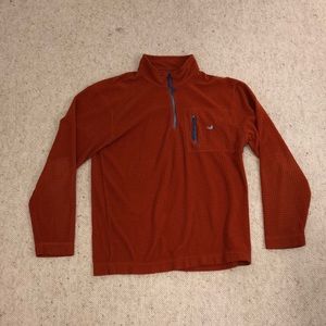 Orange southern marsh fleece jacket